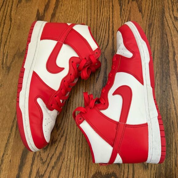 Nike Dunk High University Retro Red White - Picture 4 of 8